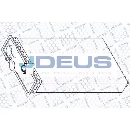 Радиатор печки, теплообменник JDEUS RA2140130 2380695 KDGBVM1 Z 0FSLQT