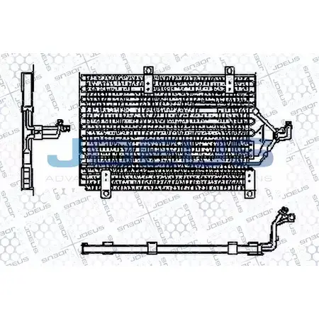 Радиатор кондиционера JDEUS 5DSW I HCYG3 RA7000030 2380709