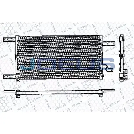 Радиатор кондиционера JDEUS RA7000060 U588T 2380712 2 FE6DH