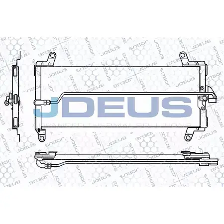 Радиатор кондиционера JDEUS RA7110461 WI 9W4 2380743 QXK57QY