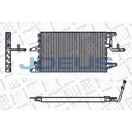 Радиатор кондиционера JDEUS RA7110570 PUI5 XKI 3IN65I 2380746