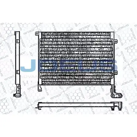 Радиатор кондиционера JDEUS 2380747 LO7MB WC RA7110580 D2AGR изображение 0