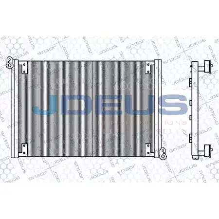Радиатор кондиционера JDEUS RA7110631 GVHCYK 2380752 I9QA HN изображение 0