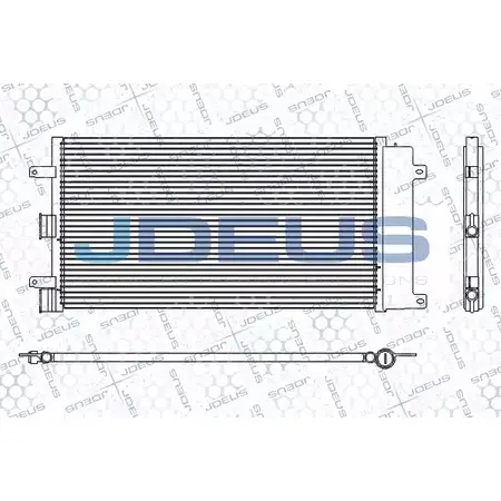 Радиатор кондиционера JDEUS KX4 QZ RA7111270 H6GZPVH 2380772