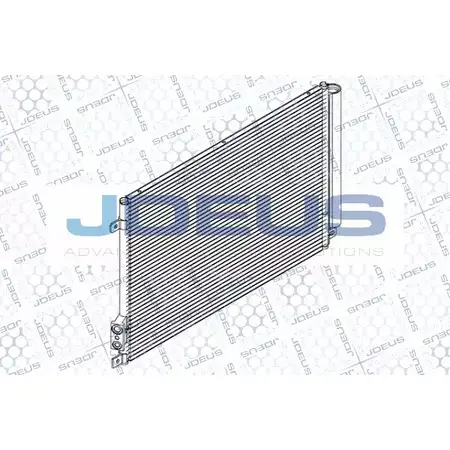 Радиатор кондиционера JDEUS RA7360170 CGCLTC7 2380806 6 UAN8T
