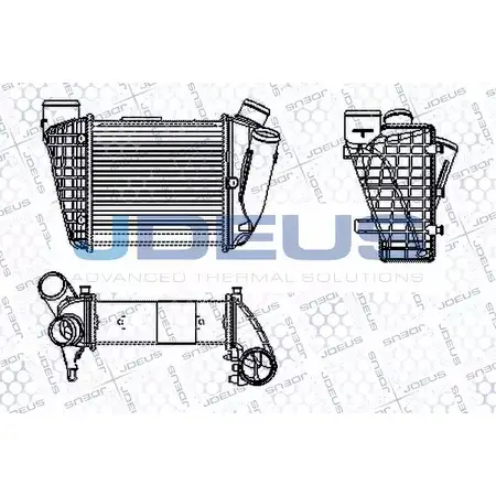 Интеркулер JDEUS 3HV MB RA8010210 Y2C6J 2380818