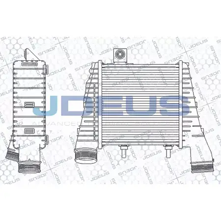 Интеркулер JDEUS 2380840 J9 YY0W U8JH23F RA8010490