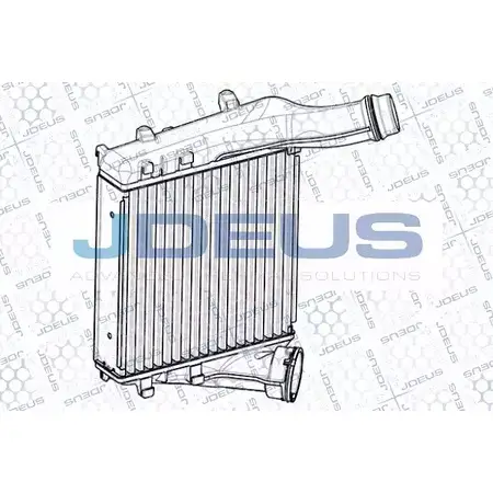 Интеркулер JDEUS 2380924 JPB20 RA8430100 V6VI3 H