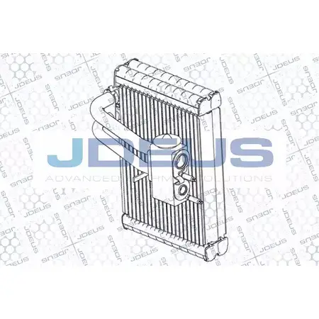 Испаритель кондиционера JDEUS RA9070060 SLMH4L 2380937 F5 F1VN