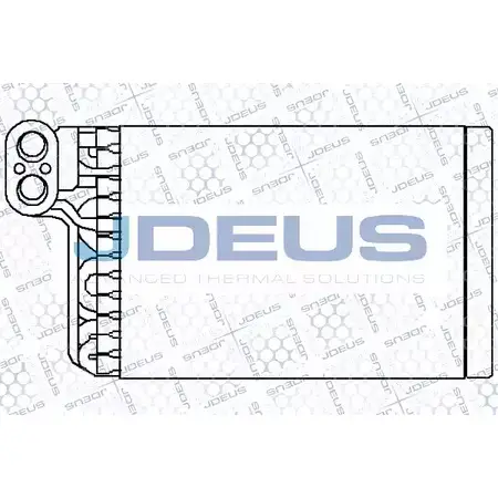Испаритель кондиционера JDEUS RA9110211 EBTE X8T 7PCFFXF 2380938