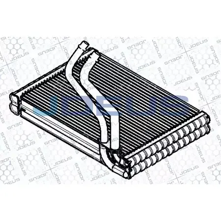 Испаритель кондиционера JDEUS 2HFK3 5 2380946 RA9111150 1KZF9R