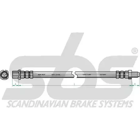 Тормозной шланг SBS JKY EM7V 13308523144 UQUHYU3 2386027