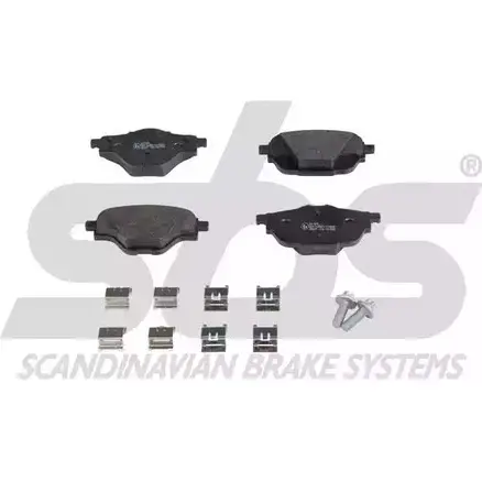 Тормозные колодки, дисковые, комплект SBS Q8KJP6 W G5GUP 1501221976 2389487