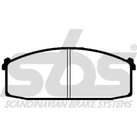 Тормозные колодки, дисковые, комплект SBS JZ5VZF 1501222211 WVA 20718/14.5 2389498 изображение 0
