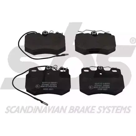 Тормозные колодки, дисковые, комплект SBS MT57FTD 2390068 1501223713 WVA 21080/17.5
