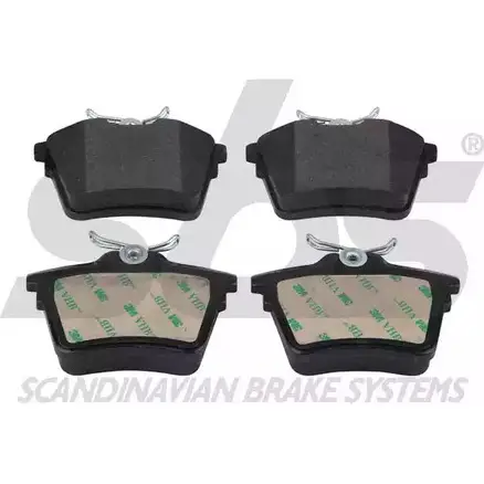 Тормозные колодки, дисковые, комплект SBS 2390099 G3ULNDI WVA 24135/17,8 1501223745