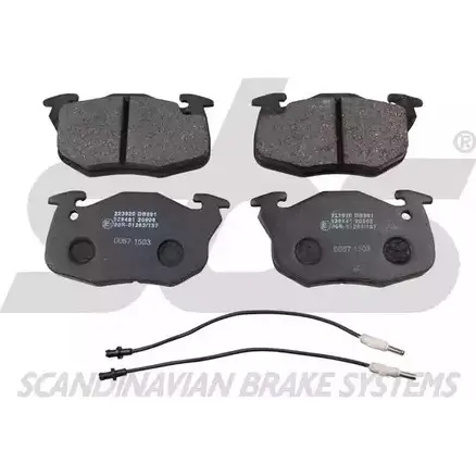 Тормозные колодки, дисковые, комплект SBS P472R 2390125 WVA 21061/18 1501223920
