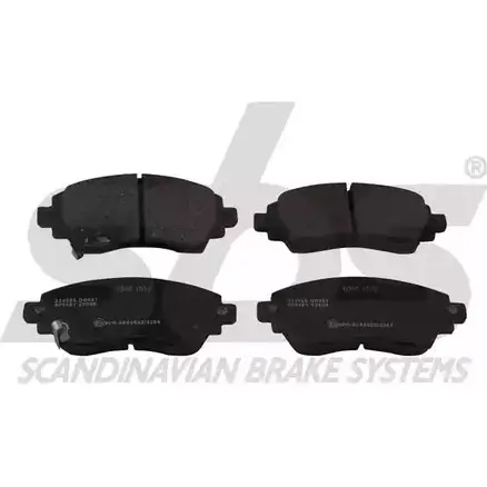 Тормозные колодки, дисковые, комплект SBS 2390308 1501224565 Z46QG5 6MN 19