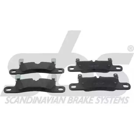 Тормозные колодки, дисковые, комплект SBS W5YCL 2390549 1501225611 2L KVJ