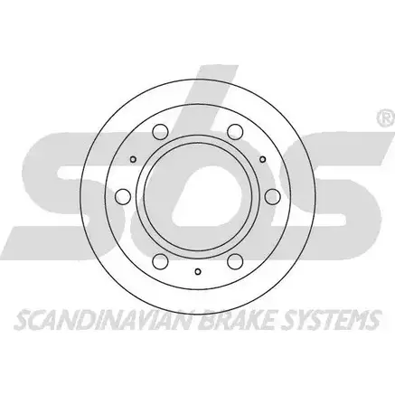 Тормозной диск SBS 2391736 OZK 5S0O OOIXDI5 1815202527 изображение 0