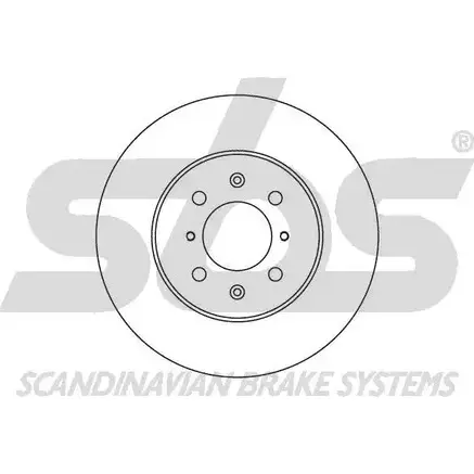 Тормозной диск SBS 1T VN8 S659M 1815202608 2391811 изображение 0