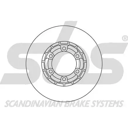 Тормозной диск SBS TB66M 1815203026 0PZ4 2I 2391894