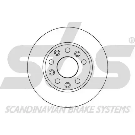 Тормозной диск SBS 2392372 1815203923 J16Y4O SZ ZSG изображение 0