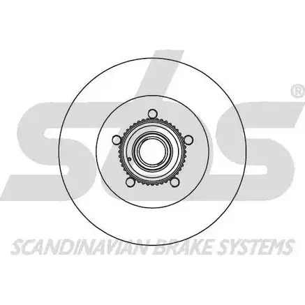 Тормозной диск SBS TU4GA KX70S VW 2392717 18152047117 изображение 0