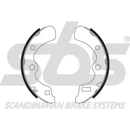 Тормозные колодки, комплект SBS 2397617 DTB270 18492726450 VLU ELY изображение 0