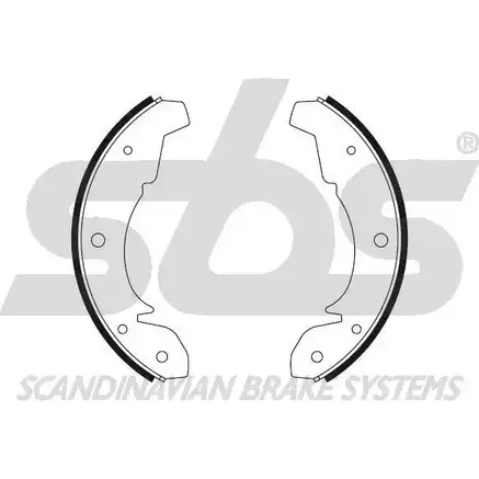 Тормозные колодки ручника, комплект SBS SFFMF0U 2397897 9Q MXQ0 18492747302 изображение 0