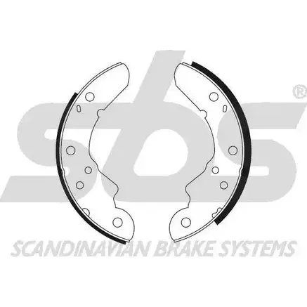 Тормозные колодки ручника, комплект SBS PEGFW E E70HUK 18492751485 2397943