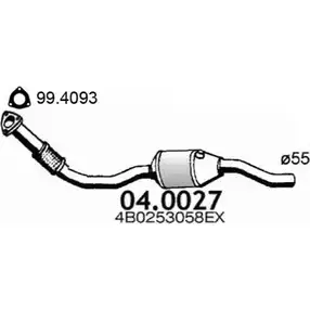 Катализатор ASSO 2403027 5 M6SR 04.0027