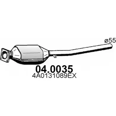 Катализатор ASSO 2403033 UE 1K13 04.0035