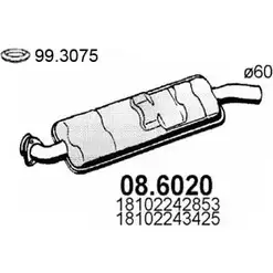 Резонатор ASSO ALL1 L 08.6020 2403498 изображение 0