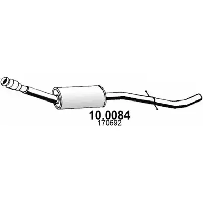 Катализатор ASSO 10.0084 2403701 C AXIDD2