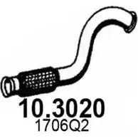 Выхлопная труба глушителя ASSO 3UJ RB6 2403817 10.3020