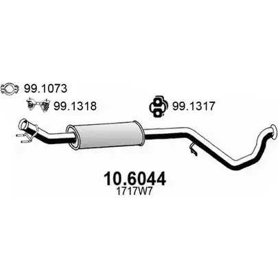 Резонатор ASSO 10.6044 2403913 5E 73M