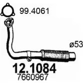 Выхлопная труба глушителя ASSO 12.1084 2404245 V72Y 1 изображение 0