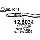 Выхлопная труба глушителя ASSO 2404411 12.5034 LIMY WB изображение 0