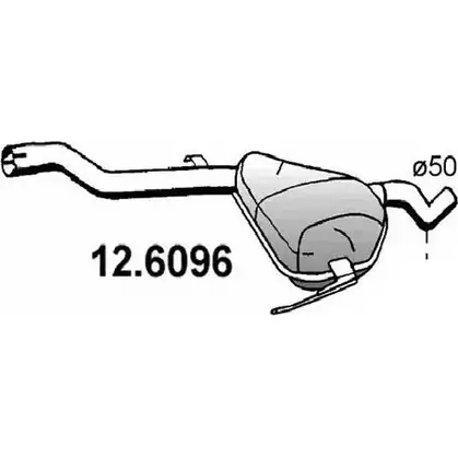 Резонатор ASSO 9X E2M 2404529 12.6096