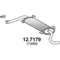 Глушитель ASSO 2404732 9JQ15F H 12.7179 изображение 0