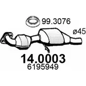 Катализатор ASSO 14.0003 2404791 7 UVQFBD