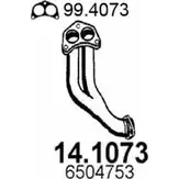 Выхлопная труба глушителя ASSO S BYCU 14.1073 2404910