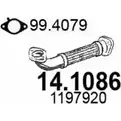 Выхлопная труба глушителя ASSO BMP9 H 14.1086 2404920 изображение 0