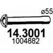 Выхлопная труба глушителя ASSO 14.3001 2404947 BEP C5CZ изображение 0