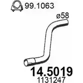 Выхлопная труба глушителя ASSO 3I H3Z 14.5019 2404974 изображение 0