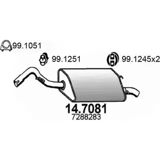 Глушитель ASSO 14.7081 ZE FMG 2405162
