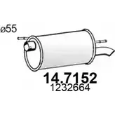 Глушитель ASSO 2405222 DATPY 9 14.7152 изображение 0