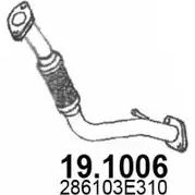 Выхлопная труба глушителя ASSO 2405455 0 HQTPI3 19.1006 изображение 0