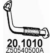 Выхлопная труба глушителя ASSO AFHCQN Q 20.1010 2405502 изображение 0
